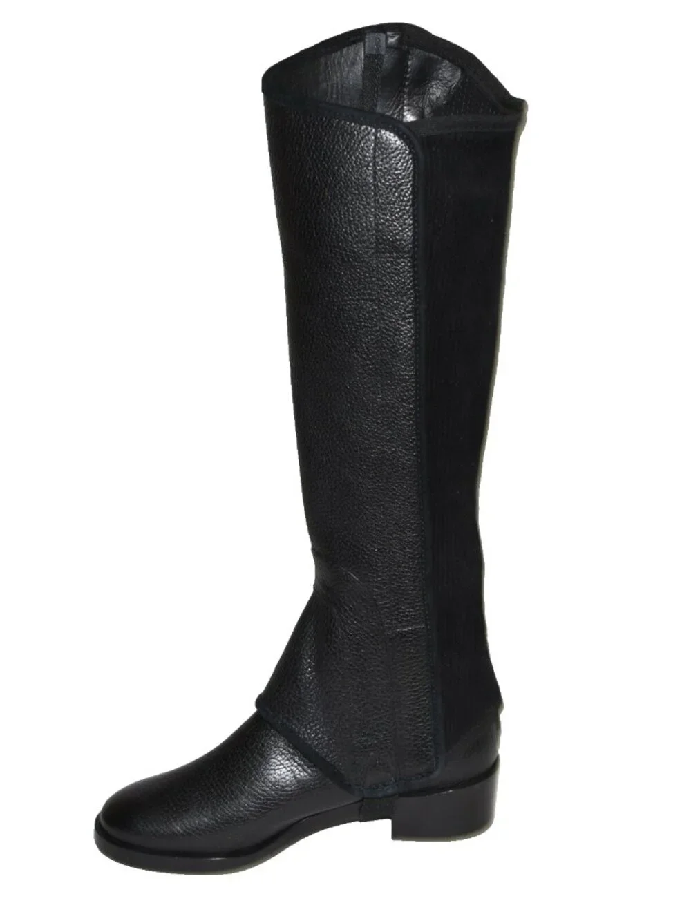 New! Tory Burch Black Leather 'Milburn' Convertible Riding Boots Size 5M Brazil